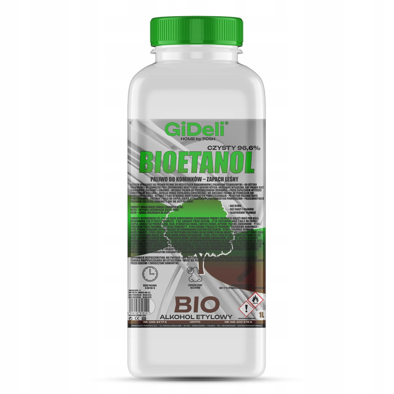 Bioetanol do kominka 1L zapach leśny biopaliwo