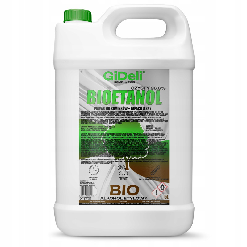 Bioetanol do kominka 5L zapach leśny biopaliwo
