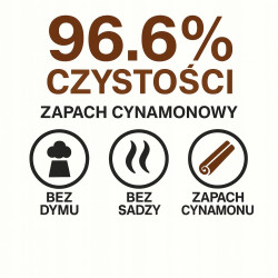 Bioetanol do kominka 10L o zapachu cynamonu biopaliwo