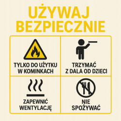 Bioetanol do kominka 10L zapach pomarańczy biopaliwo