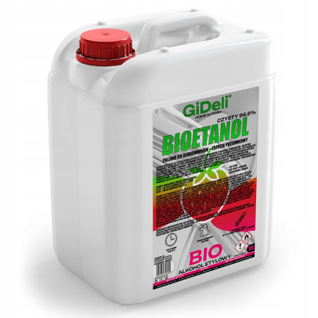 Bioetanol do kominka 10L zapach poziomki biopaliwo