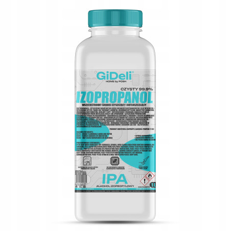 Alkohol Izopropylowy 1L GiDeli IPA Izopropanol 99,9%