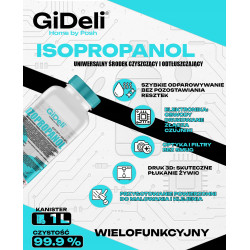 Alkohol Izopropylowy 1L GiDeli IPA Izopropanol 99,9%