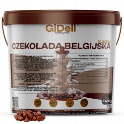 GiDeli Belgijska czekolada [1x 10kg] *wiaderko* 10kg