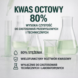 GiDeli Kwas octowy 80% ESENCJA OCTOWA 10L