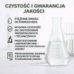 GiDeli Kwas octowy 60% ESENCJA OCTOWA 5L