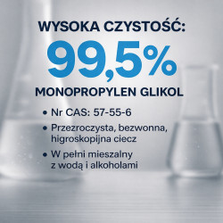 GiDeli Glikol Propylenowy Farmaceutyczny 99,5% 1L