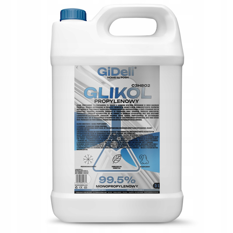 GiDeli Glikol Propylenowy Farmaceutyczny 99,5% 5L