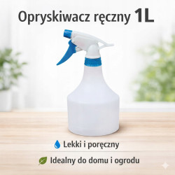 GiDeli Opryskiwacz ręczny atomizer rozpylacz 1L niebieski
