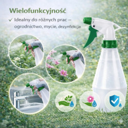 GiDeli Opryskiwacz ręczny atomizer rozpylacz 0,5L zielony