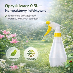GiDeli Opryskiwacz ręczny atomizer rozpylacz 0,5L żółty