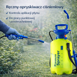 GiDeli Opryskiwacz ręczny przenośny ciśnieniowy 8L