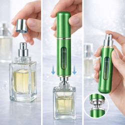 POSH Atomizer na perfumy podróżny zielony 5ml fiolka