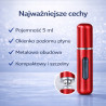 POSH Atomizer na perfumy podróżny czerwony 5ml fiolka