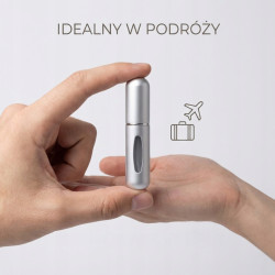 POSH Atomizer na perfumy podróżny 5ml fiolka MIX kolorów 4szt